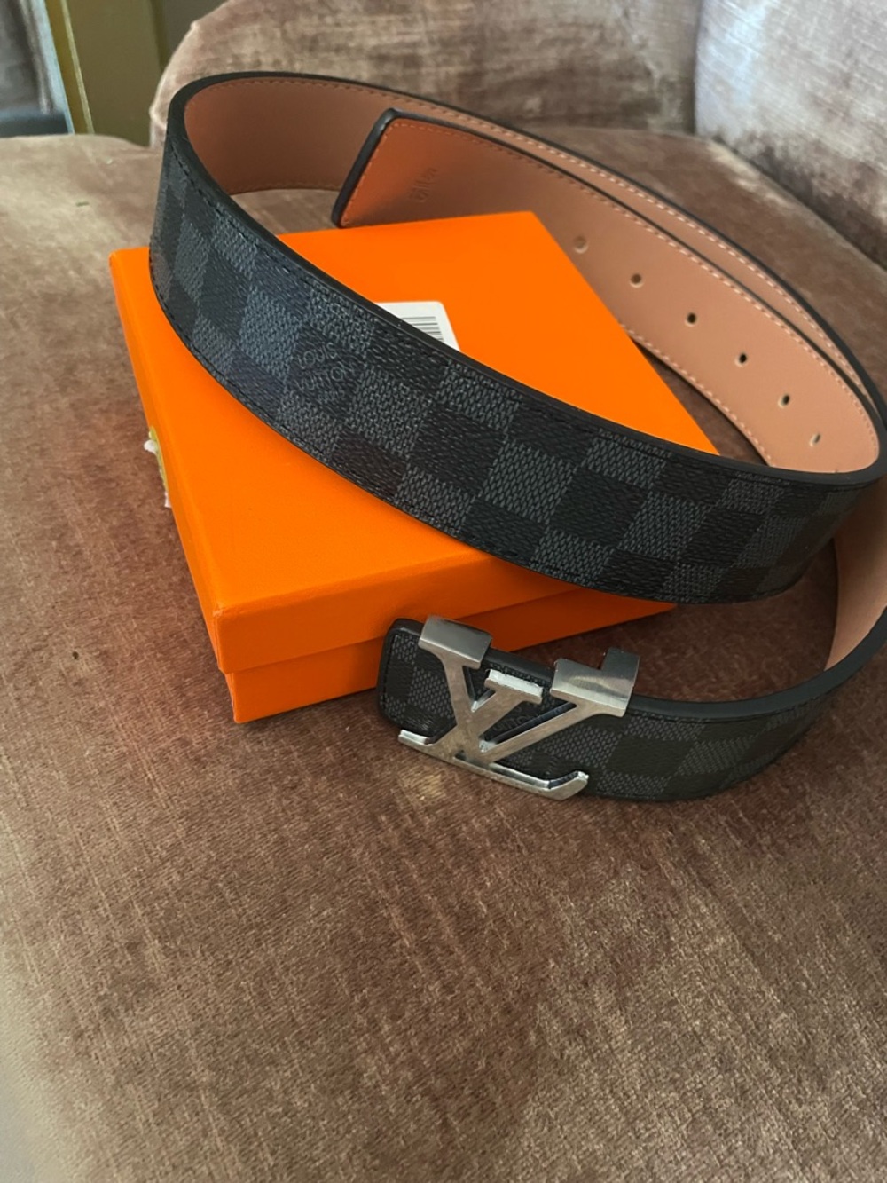 Men’s belt faux leather inspired